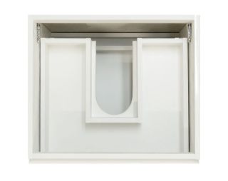 Подвесная тумба под раковину Эстет Dallas Luxe ФР-00002221 Л/П 130см два ящика белый